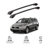 KIA CARNIVAL 2006-2014 TRX1 Thunder Carrier Barres transversales pour galerie de toit de voiture, 2 barres